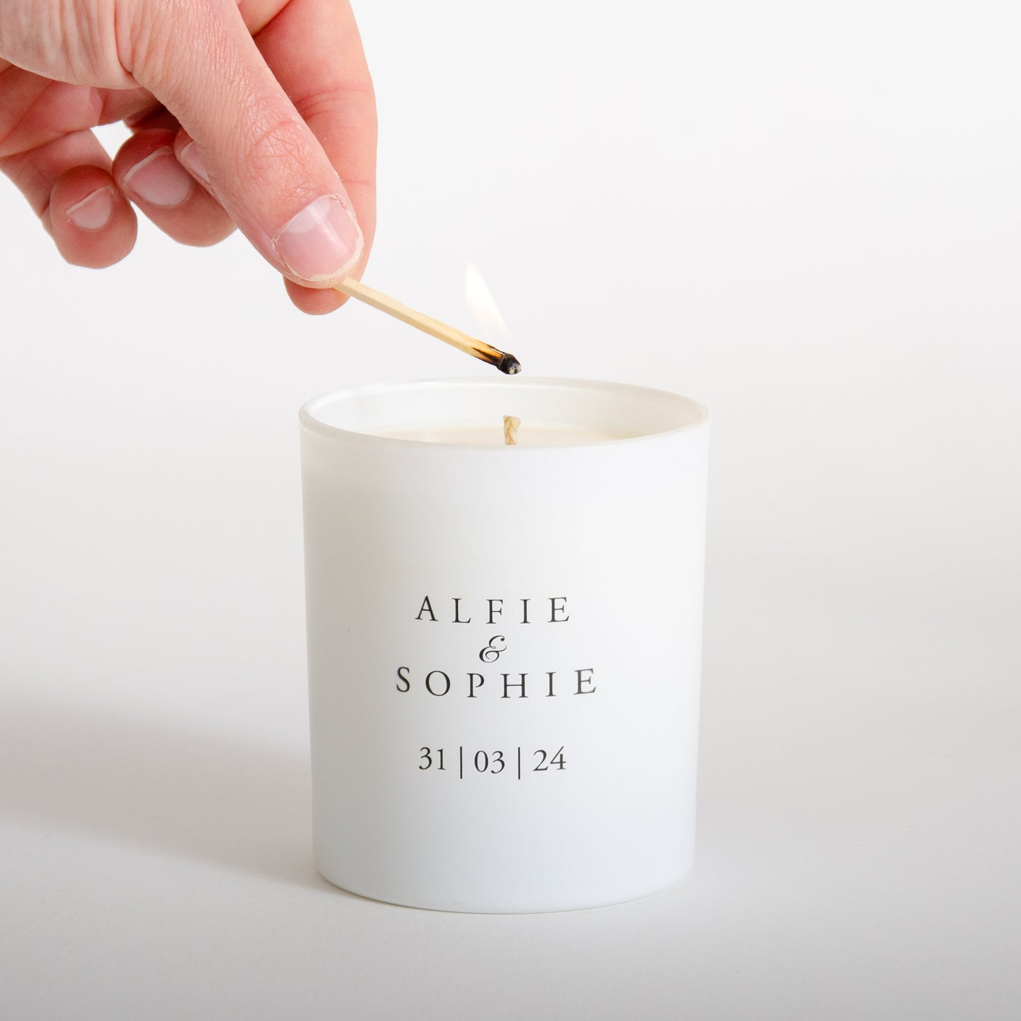 Personalised Engagement Candle