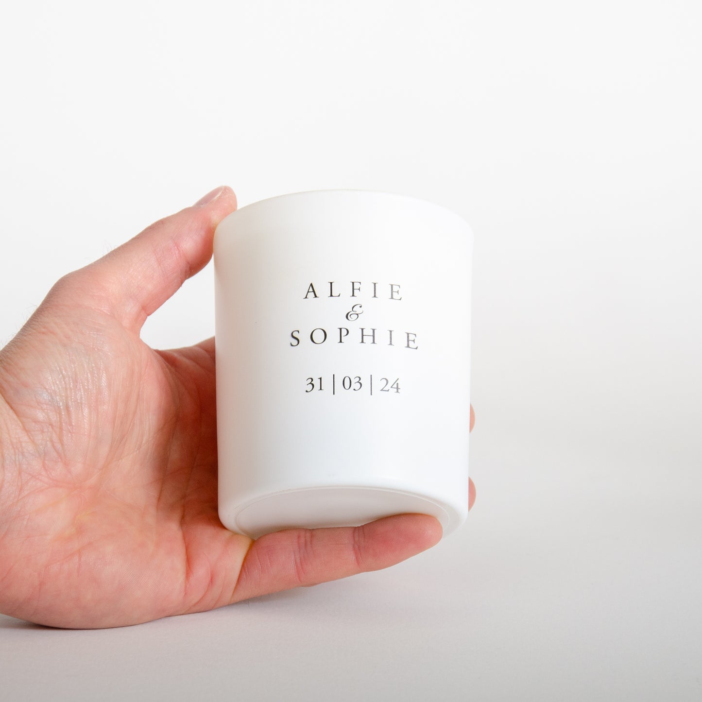 Personalised Engagement Candle