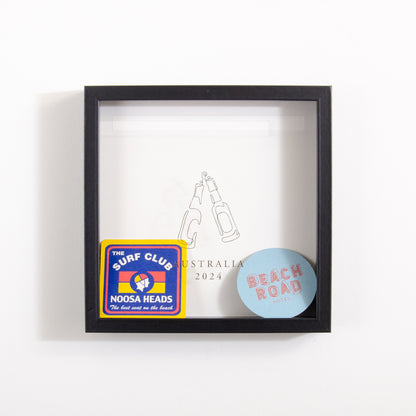 Beer mat frame