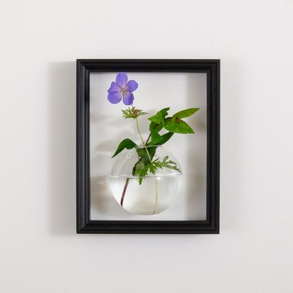 Flower vase display frame