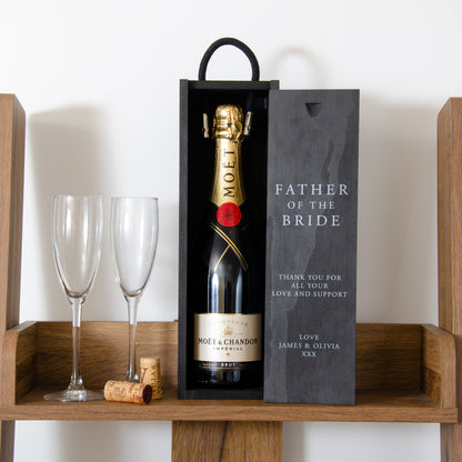 Father of the bride / groom black gift box