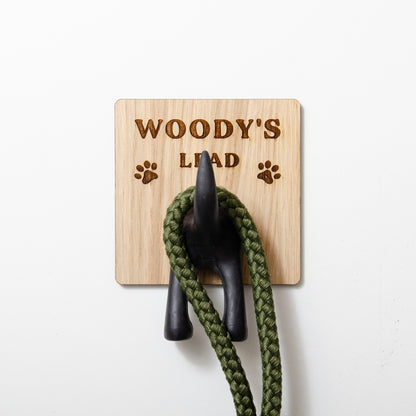 NEW! Personalised dog lead hook