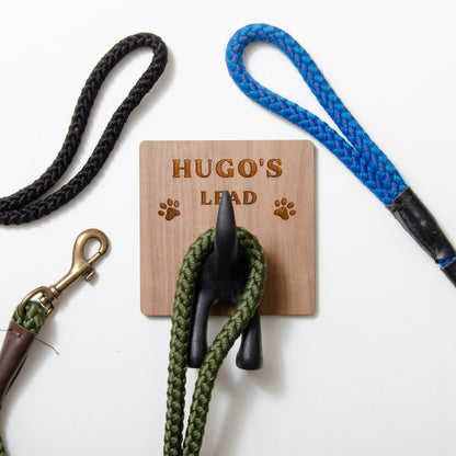 NEW! Personalised dog lead hook