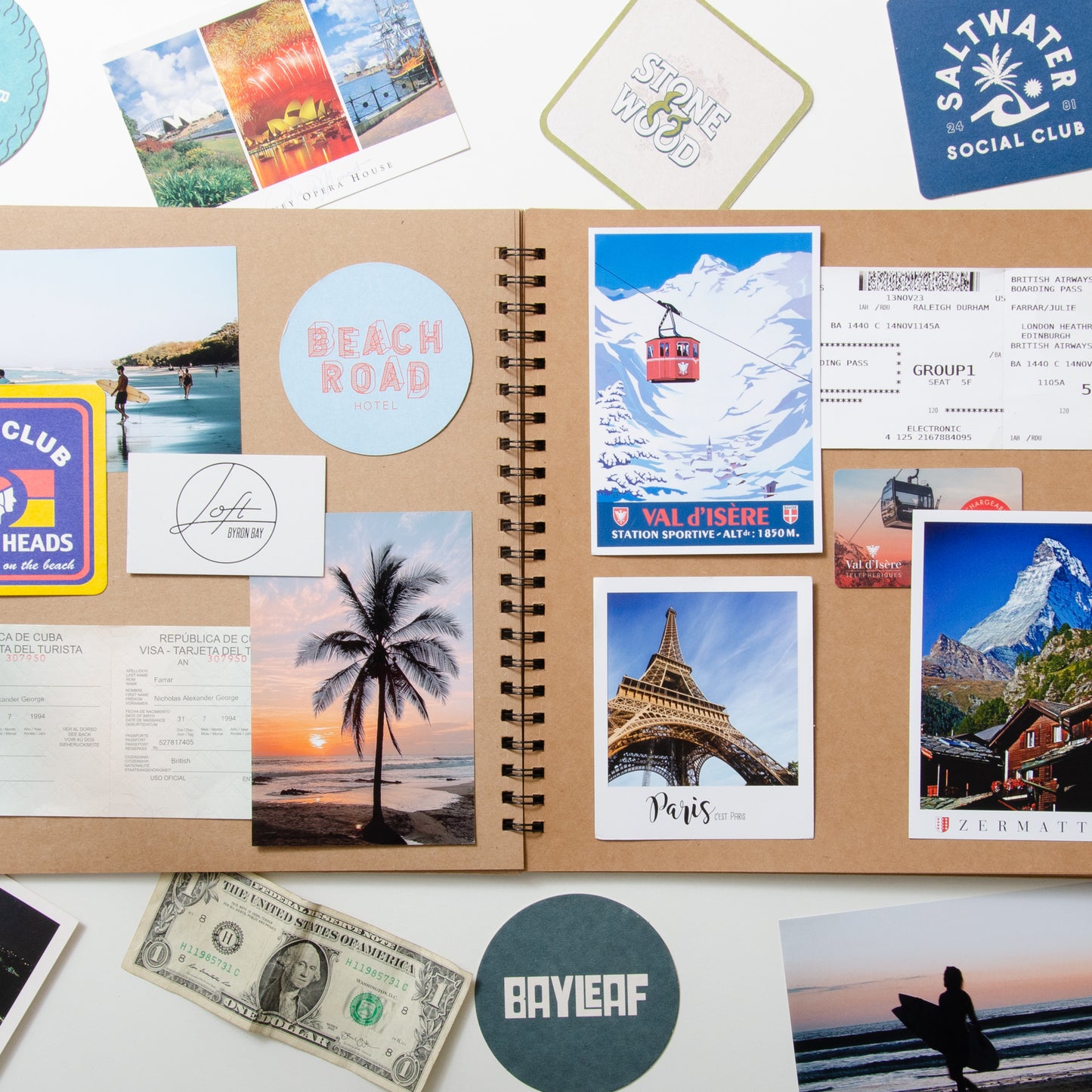 NEW! Travel scrapbook