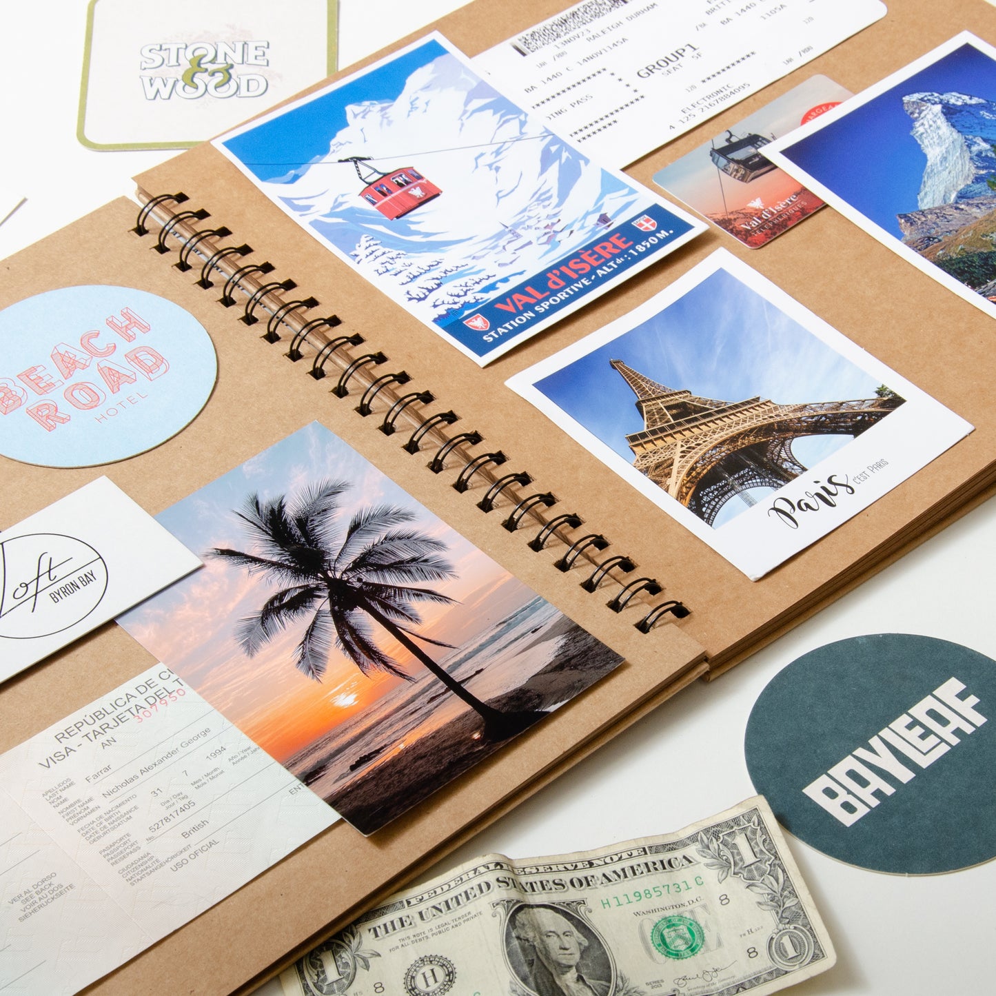 NEW! Travel scrapbook