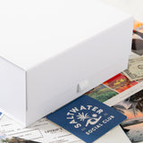 NEW! Adventures globe white memory box