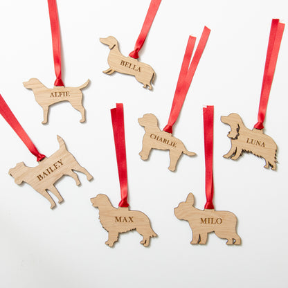 Dog Christmas tree decoration