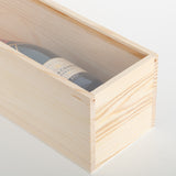 Personalised engagement magnum bottle box