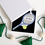 NEW! Tennis Christmas bauble decoration