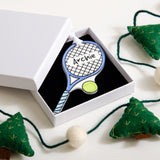 NEW! Tennis Christmas bauble decoration