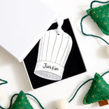 NEW! Chef's hat Christmas bauble decoration