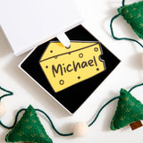 NEW! Cheese Christmas bauble decoration