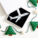 NEW! Plane Christmas bauble decoration