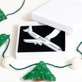 NEW! Plane Christmas bauble decoration