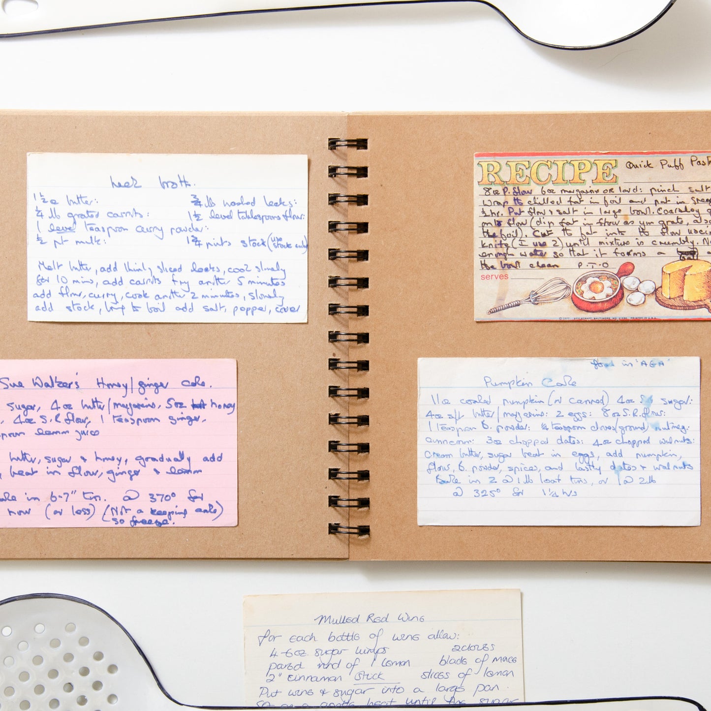 Recipes scrapbook