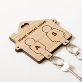 NEW! Personalised house key ring holder