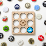 NEW! Personalised initial beer cap coaster