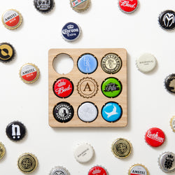 NEW! Personalised initial beer cap coaster