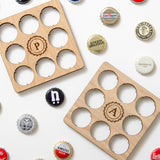 NEW! Personalised initial beer cap coaster