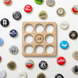 NEW! Personalised number beer cap coaster