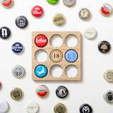 NEW! Personalised number beer cap coaster