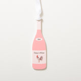 NEW! Rosé Wine Christmas Bauble Decoration