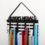 NEW! Personalised black medal display board