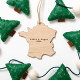 NEW! Country Outline Christmas bauble decoration