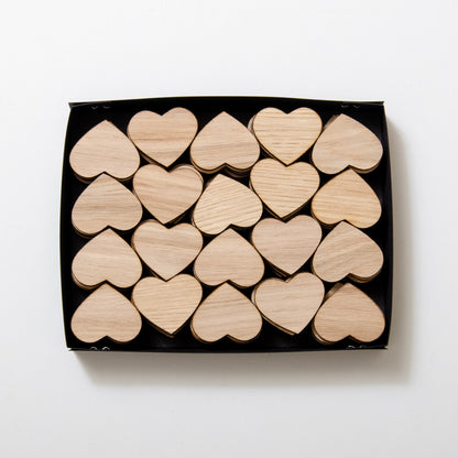 Wooden hearts