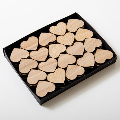 Wooden hearts