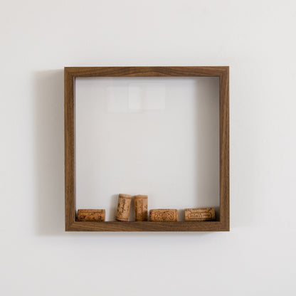 Wine cork collector frame