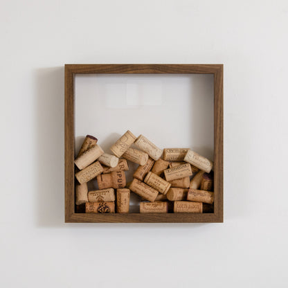 Wine cork collector frame