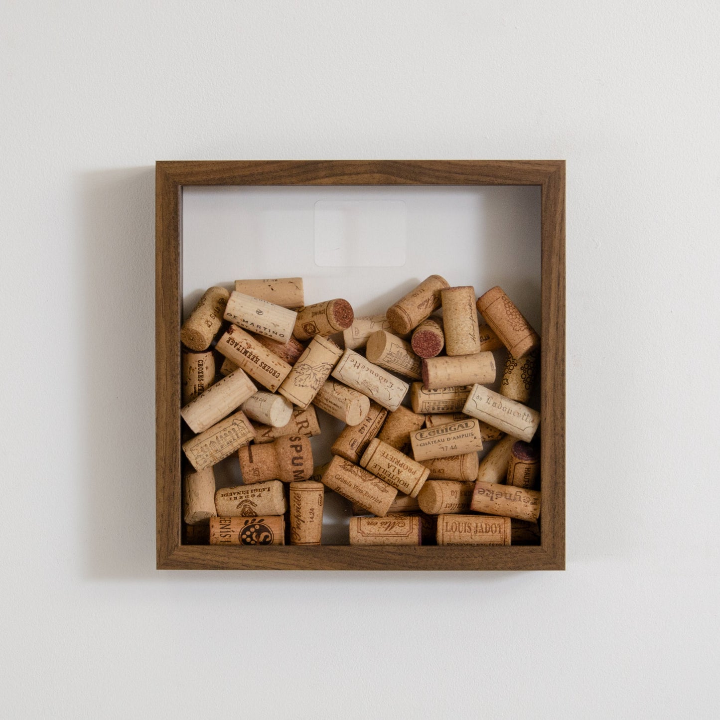 Wine cork collector frame