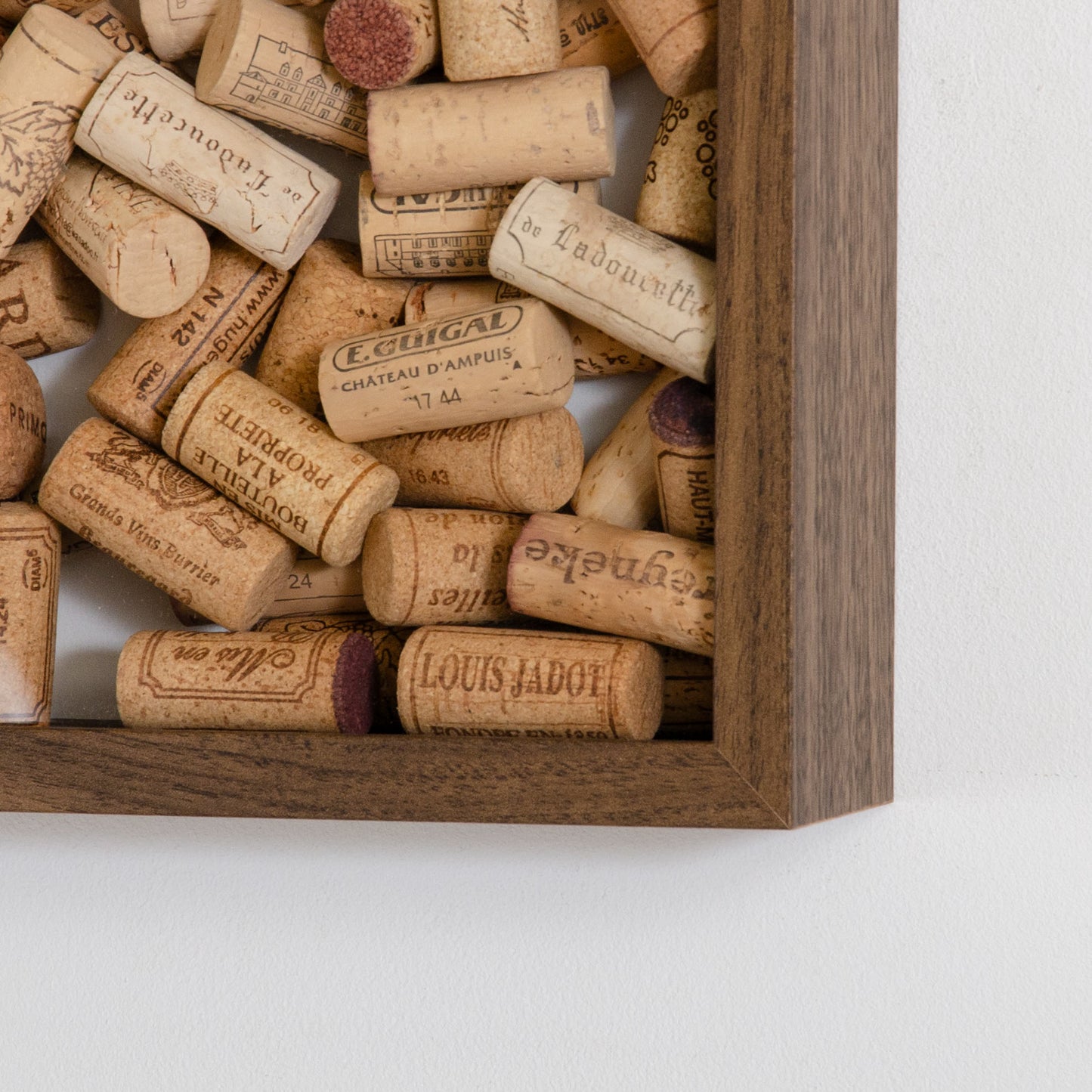 Wine cork collector frame