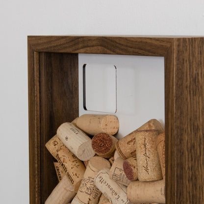 Wine cork collector frame