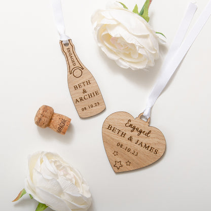 Personalised engagement ornament