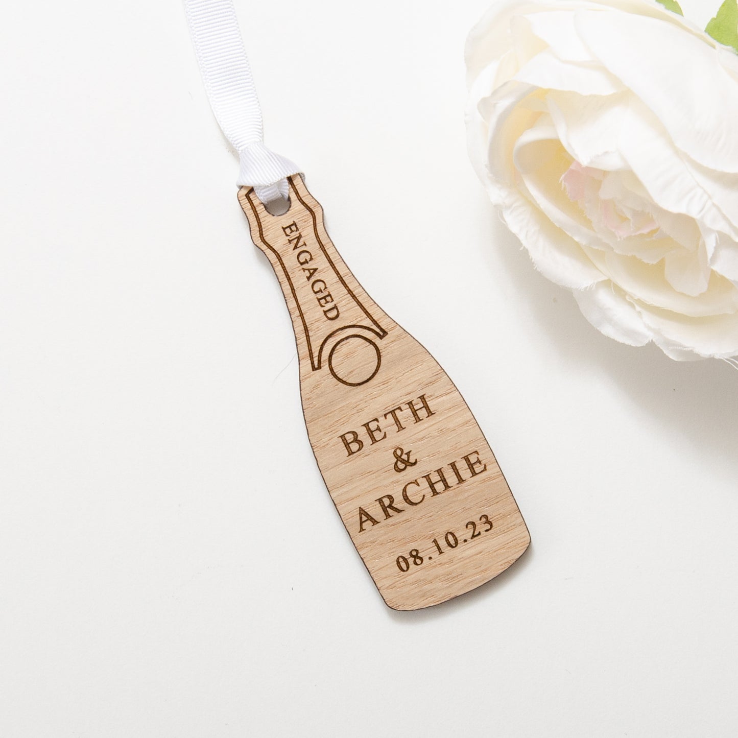 Personalised engagement ornament