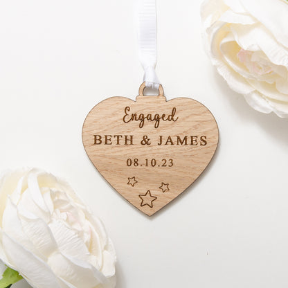 Personalised engagement ornament