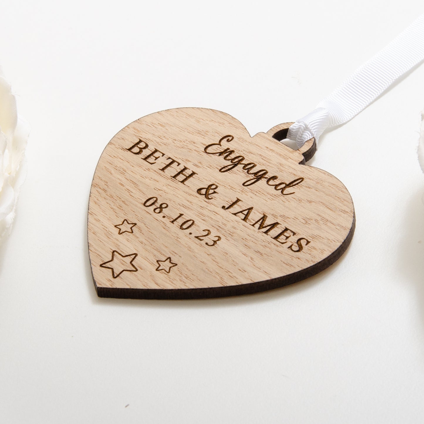 Personalised engagement ornament