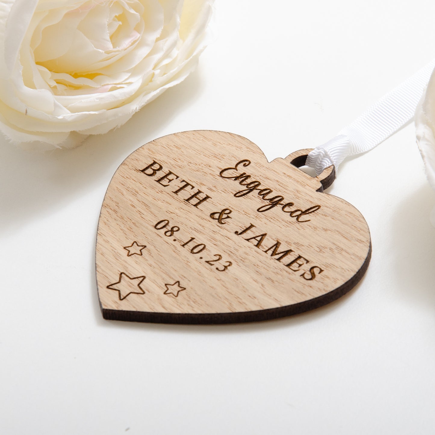 Personalised engagement ornament