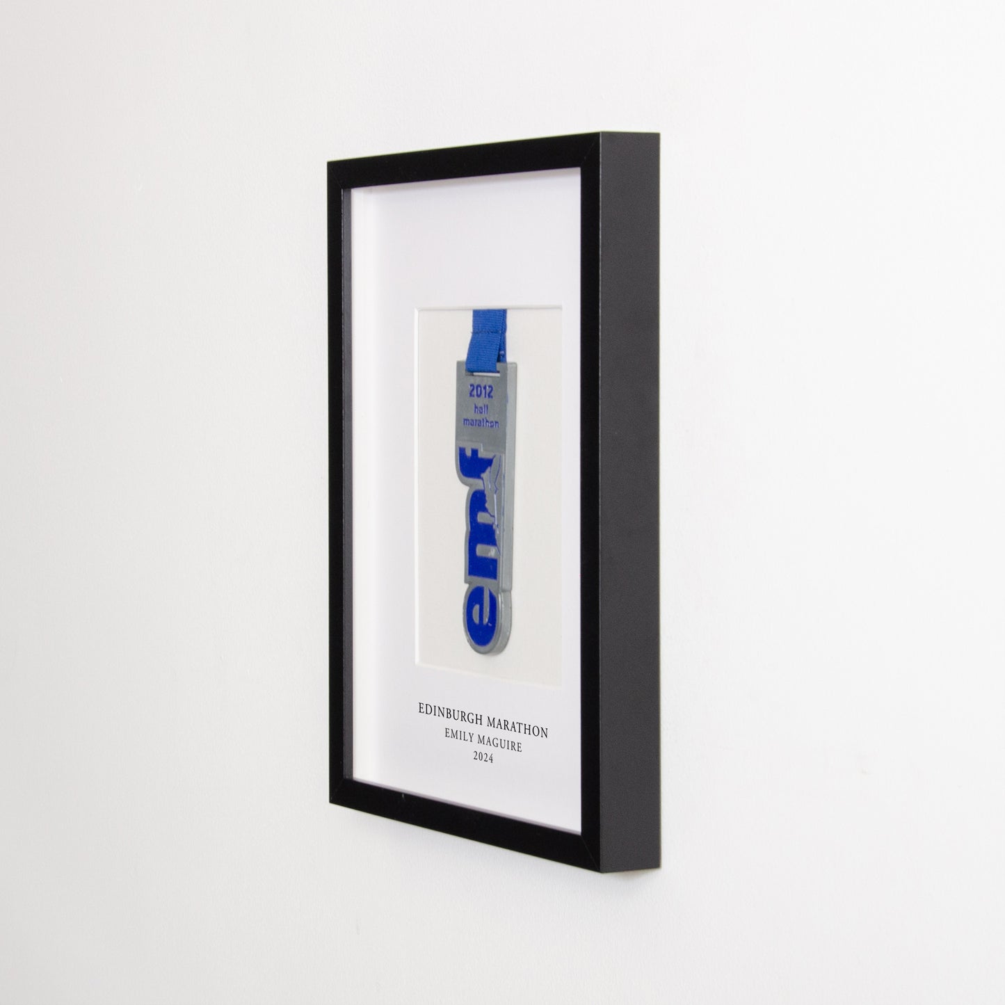 Personalised medal frame