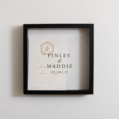 NEW! Wedding keepsake memory box frame