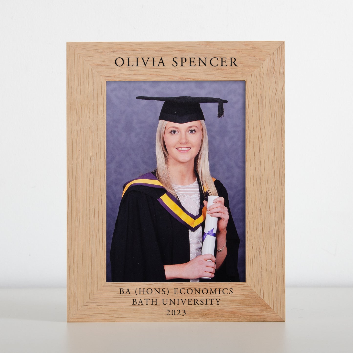 Personalised graduation photo frame