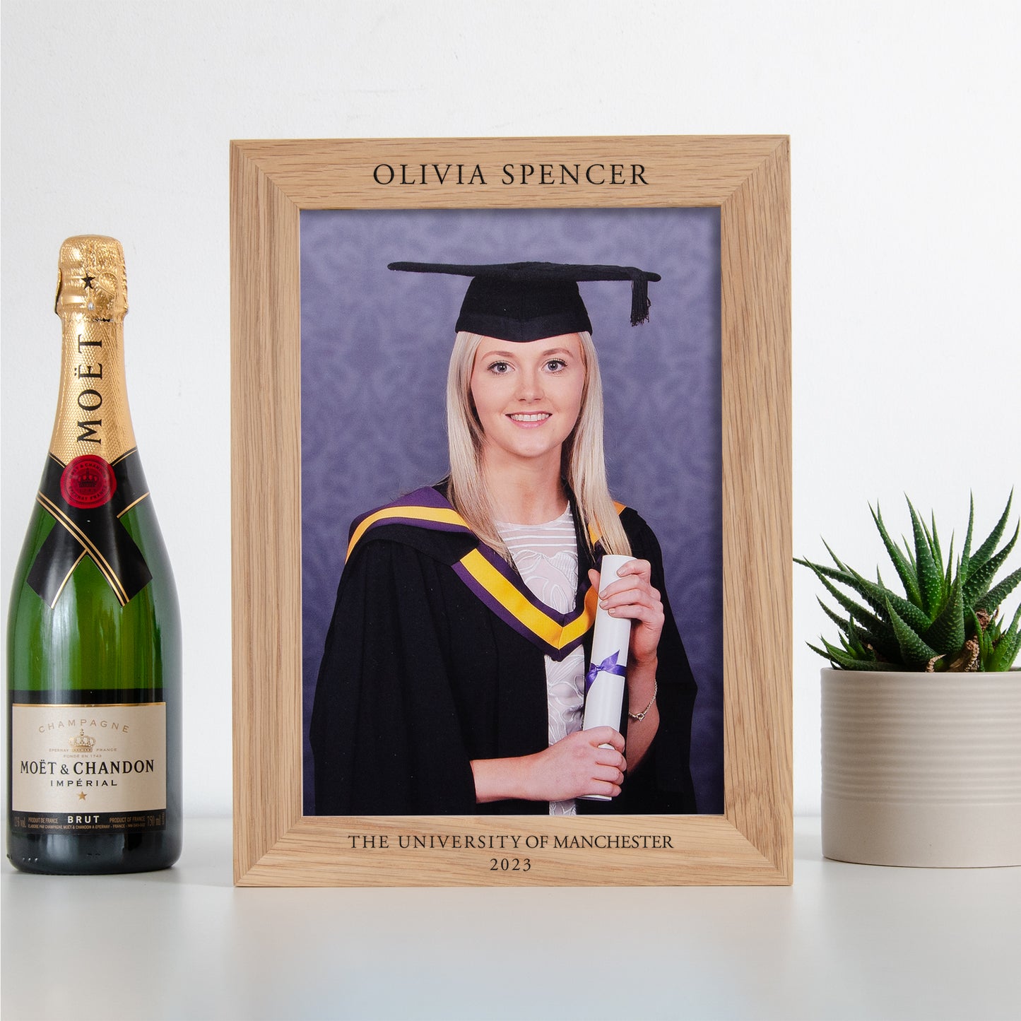 Personalised graduation photo frame