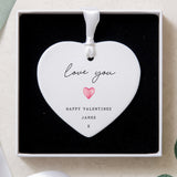 NEW! Valentines love heart ornament gift