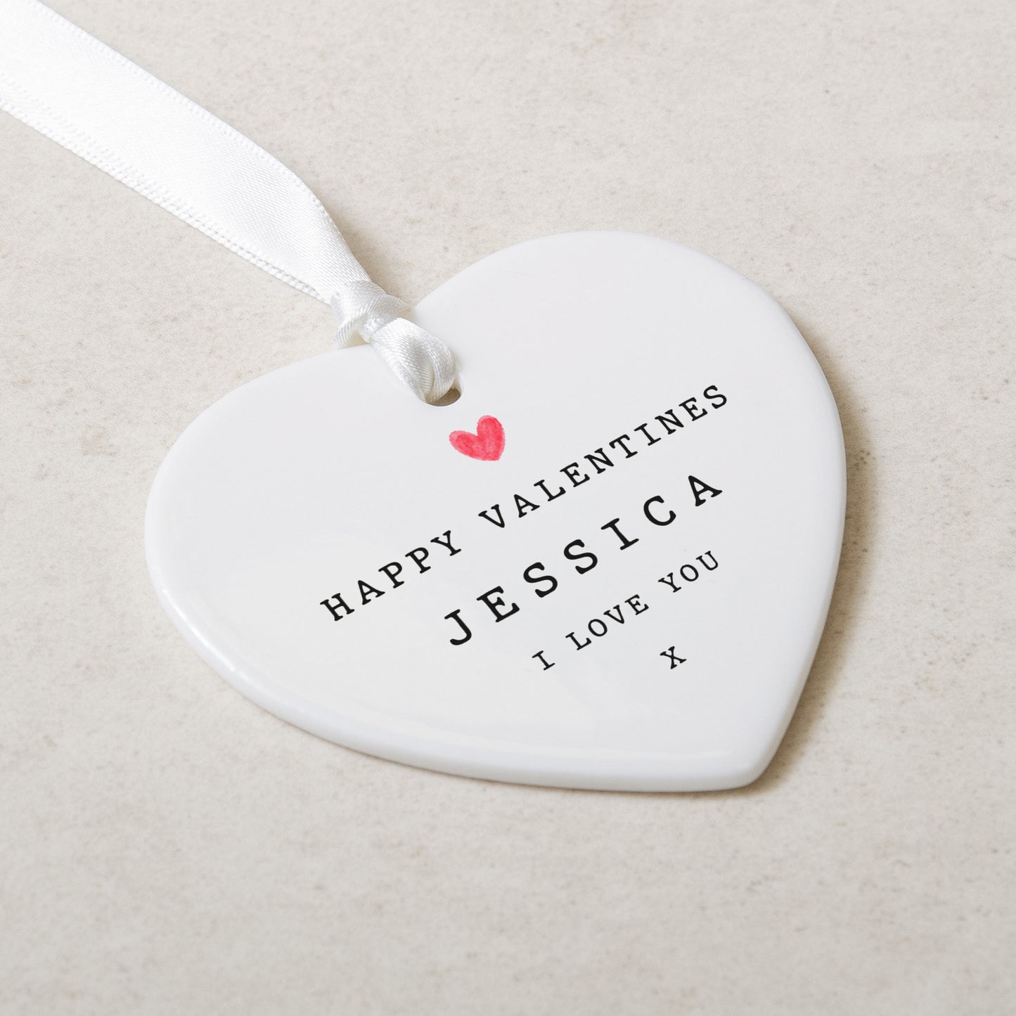 NEW! Happy Valentine's love heart ornament