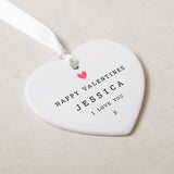 NEW! Happy Valentines love heart ornament