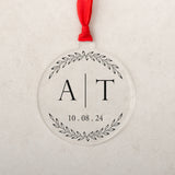 NEW! Engagement initial bauble decoration