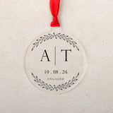 NEW! Engagement initial bauble decoration