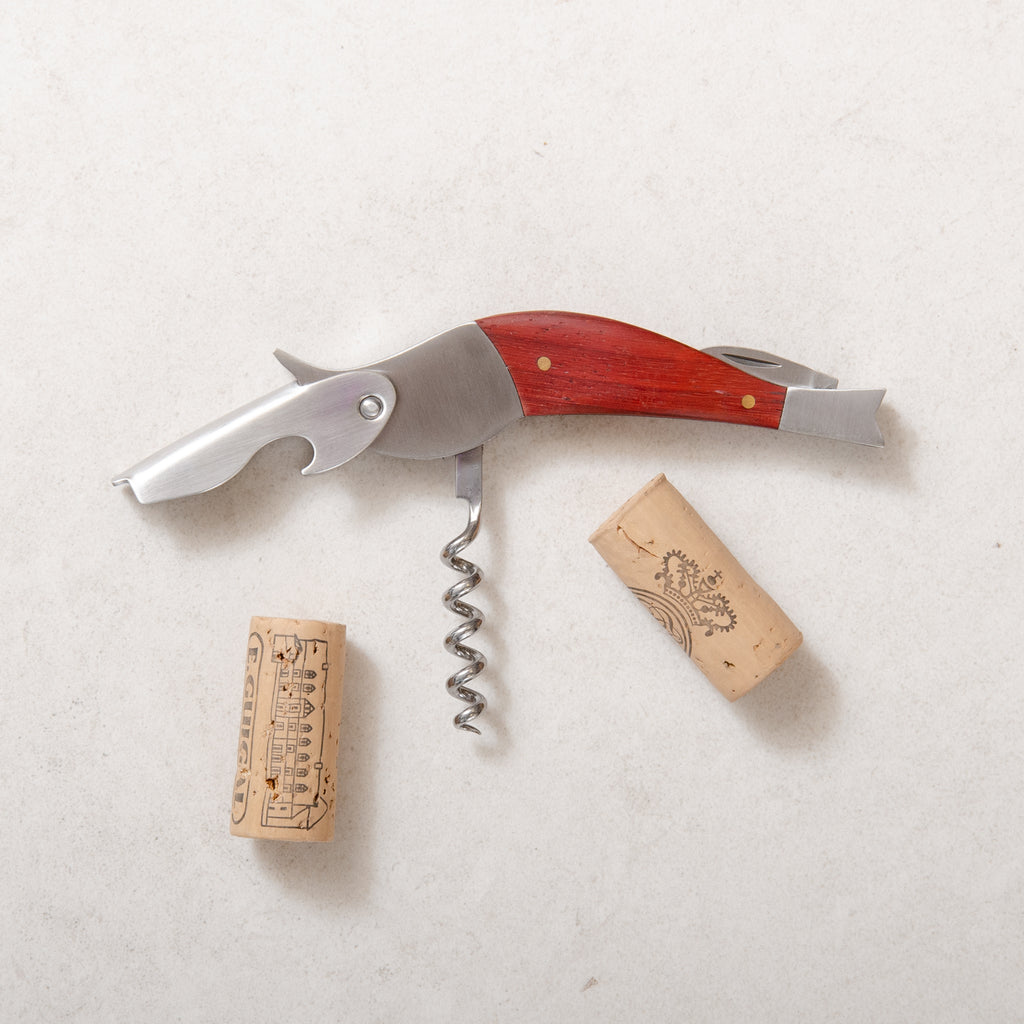 Wooden corkscrew bottle opener – Stag Design